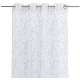 Casa Selección Bela/siva prosojna zavesa 140x260 cm Coral – | Shoptok.si