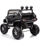  Licencirani auto na akumulator Mercedes Unimog S - crni | shoptok.hr