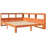  Krevet s regalom za knjige bez madraca 140x200 cm od borovine | shoptok.hr