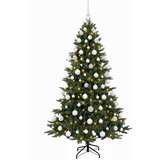  Umjetno božićno drvce s kuglicom 210 cm 300 LED lampica | shoptok.hr