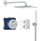 Grohe tuš set Precision 310, s termostatsko armaturo, krom, podometna montaža, 34881000 Cene
