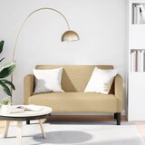 vidaXL Loveseat kavč svetlo zelena siva 109 cm velur tkanina cene