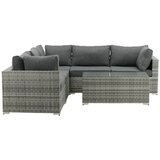 Venture Home Amazon kutna vrtna lounge garnitura, siva Slike