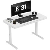 Leader 8.2 Bijeli električni stol 120 cm | shoptok.hr