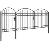  Vrata Ograde za Vrt s Arhivnim Vrh Assen Siva 400 x 100 cm | shoptok.hr