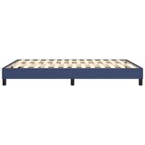  Okvir za krevet s oprugom plavi 140 x 200 cm od tkanine | shoptok.hr