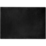 vidaXL Faux Rabbit Fur Rug Crna 140 x 200 cm Poliester | shoptok.hr