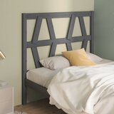 Maison Chic posteljno vzglavje - vzglavna omarica - nočna omarica sivo 81x4x100 cm trdna borovina, (21705243) | Shoptok.si