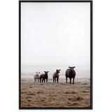  Slika - Friends in the Morning (1 Part) Vertical 40x60 U crnom drvenom okviru | shoptok.hr
