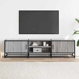 TV ormarić sivi Sonoma 160x35x41 cm Konstruirano drvo i metal | shoptok.hr