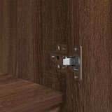 vidaXL Visoka ploča smeđi hrast 29,5x34x119,5 cm izrađeno drvo | shoptok.hr
