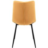 Bessagi Home Stol Suri, Rumena, Žamet | Shoptok.si