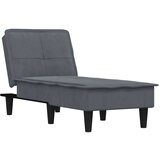  Počivalnik iz temno sivega žameta, (20708388) | Shoptok.si