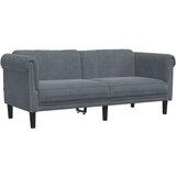  2-dijelni set sofa tamnosivi baršunasti | shoptok.hr