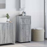 vidaXL Kupaonski ormar s pohranom Sivi hrast sonoma 37 x 31.5 x 82 cm Cijene