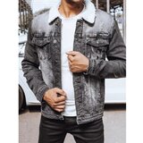DStreet Black men's winter denim jacket TX4230 | shoptok.hr