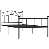  Za krevet crni metalni 90 x 200 cm | shoptok.hr