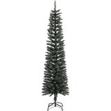  Umjetno usko božićno drvce sa stalkom zeleno 210 cm PVC | shoptok.hr