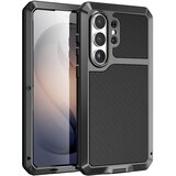 AVIZAR Ojačana zaščita 360° za Galaxy S26 Ultra IP54 s kaljenim steklom, Črna, (5000275167) | Shoptok.si
