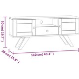 TV ormarić 110 x 30 x 50 cm od masivne tikovine | shoptok.hr