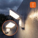  LED Spoljašnje zidno svetlo sa senzorom LED/18W/230V IP44 belo | Eponuda.com