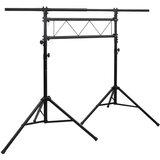 vidaXL Stalak za rasvjetu crni 238x115x(180-300) cm čelični | shoptok.hr