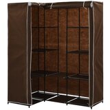 Furnova Kotna garderobna omara 130x87x169 cm rjava, (21930298) | Shoptok.si