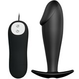 PRETTY LOVE BOTTOM SILICONE ANAL PLUG PENIS DESIGN 12 MODES OF VIBRATION Cene
