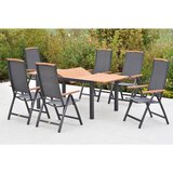 Gardenson VRTNA GARNITURA SIENA aluminij barve grafita, siva | Shoptok.si