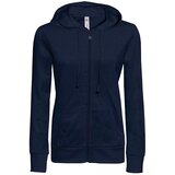  MAJICA DUGI RUKAVI ŽENSKA ZIP B&C WONDER 280G TAMNO PLAVA XL!! | shoptok.hr