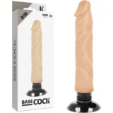 BaseCock REALISTIČNI VIBRATOR 2-1 NATURAL 20 CM, (21264013)