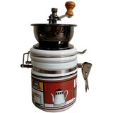 INF Bel okrogel ročni mlinček za kavo s keramično posodico — retro mlin (burr) z ročnim ročajem za domačo espresso-pripravo, (5000286952) | Shoptok.si
