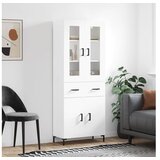 vidaXL Visoka komoda bijela 69 5x34x180 cm konstruirano drvo | shoptok.hr