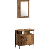 vidaXL set kopalniškega pohištva 3 kosi star les inženirski les | Shoptok.si