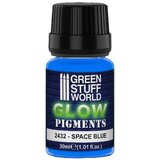 Green Stuff World Glow in the Dark Pigment Space Blue 30ml | Pigment koji svetli u mraku Space Blue 30ml Slike