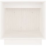  Nočna omarica bela 40x30x40 cm trdna borovina, (20731985) | Shoptok.si