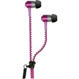 IRRADIO Slušalice stereo sa rajfešlusom JERSEY ZIP P, 3.5 mm, Roze | Eponuda.ba