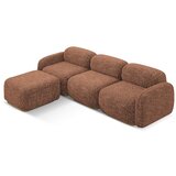 Makamii Narančasta/smeđa kutna garnitura (promjenjiva) Ailani – | shoptok.hr