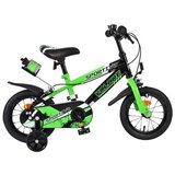 Volare dječji bicikl Sportivo 12″ zeleno-crne boje, s dvije ručne kočnice | shoptok.hr