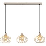 Globo 33370319 - Luster na sajli MATEO 3xE27/40W/230V bež | Eponuda.com