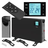 2000W električni konvektorski grelec LCD + daljinec črn | Shoptok.si