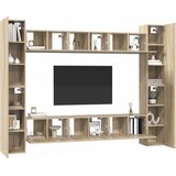  10-dijelni set TV ormarića boja hrasta sonome konstruirano drvo | Eponuda.ba