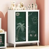 Kabinet s dvije vrata i prednjom pločom od slova ROROS Bijelo | shoptok.hr