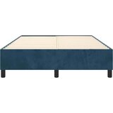  Okvir za krevet s oprugom tamnoplavi 140x190 cm baršunasti | Shoptok.si