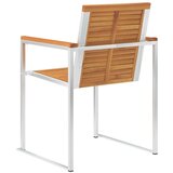  Vrtne stolice s jastucima 8 kom od masivnog drva bagrema | shoptok.hr