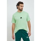 Adidas Kratka majica ZNE moška, zelena barva