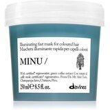 DAVINES Minu Illuminating Mask maska za posvetlitev za barvane lase 250 ml Cene