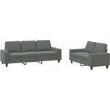 vidaXL Sedežna garnitura 2-delna temno sivo blago | Shoptok.si