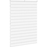 vidaXL Zebra senčilo bela 160x200 cm tkanina širina 155,9cm poliester | Shoptok.si