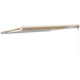  Tenda na uvlačenje žuto-bijela 3 x 2 5 m od tkanine i aluminija | shoptok.hr